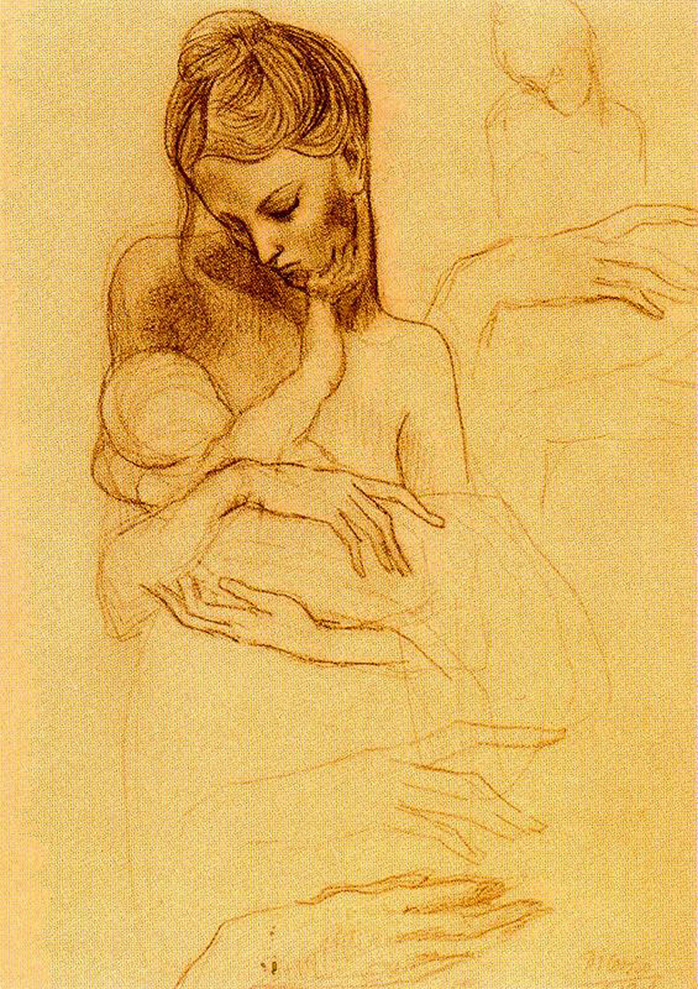 Picasso. Mother and sun, ca 1904