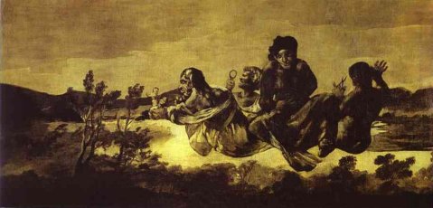 10. Goya. Atropos o Las Parcas. 1820-1823