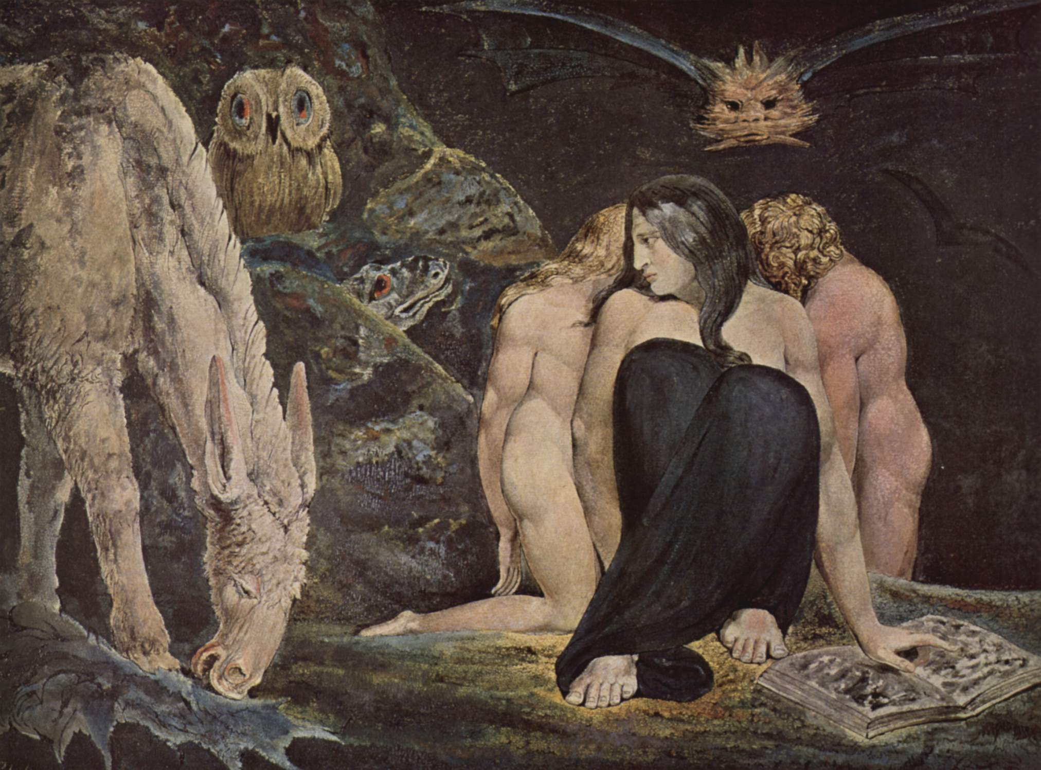 William_Blake. The Night of Enitharmon's Joy, 1795. Blake's.