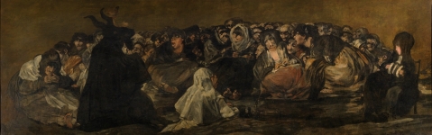 Goya. El Aquelarre, Sabat das bruxas. 1819-1823