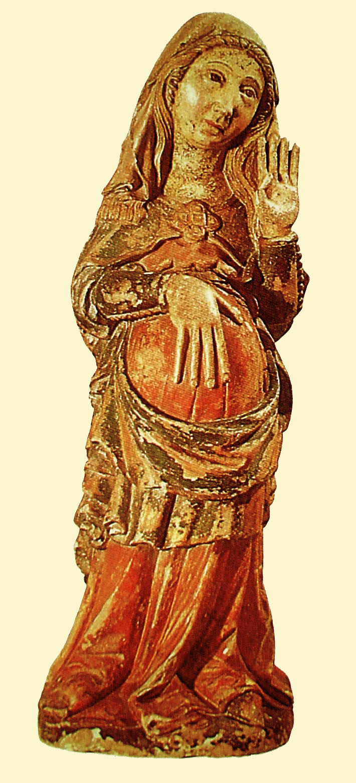06. N. Senhora do Ó, ou da Expectação. Portugal, séc. XIV. Museu Nacional de Arte Antiga
