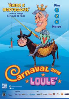 Cartaz do Carnaval de Loulé foi proibido de ser publicitado nos écrans das caixas multibanco. O que está em causa é uma caricatura